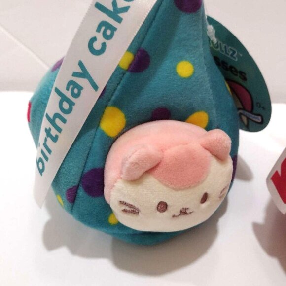 Lot 3 Anirollz Kittiroll Kitten & Bunny & Dog Hershey Kisses 4" Plush - Picture 5 of 11